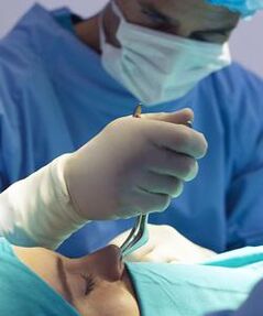 Closed rhinoplasty surgery