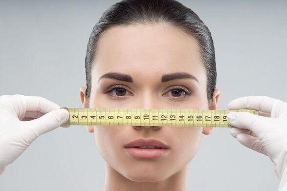 Surgical nose measurement